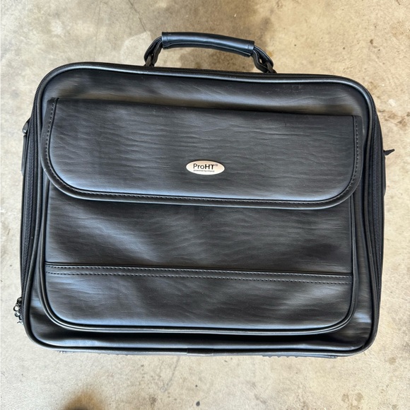 COPY - ProHT Sturdy feaux Leather Laptop/Briefcase - Picture 1 of 10